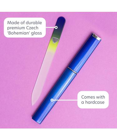 Premium Glass Nail File for Natural & Acrylic Nails | Handmade in EU | Perfect Mother's Day Gift - Bona Fide Beauty - Buy Online on GoSupps.com