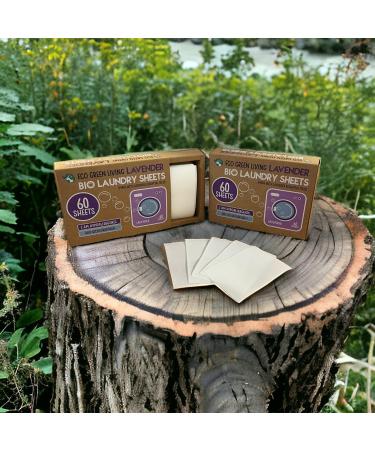 Lavender Scented Laundry Sheets Hypoallergenic Biodegradable (Pack of 2) - Buy Online on GoSupps.com