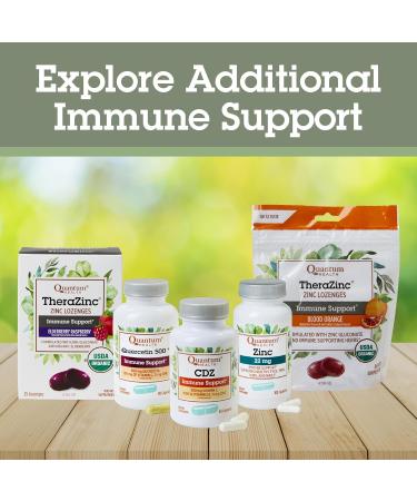 Quantum Health Zinc Gluconate 22mg Daily Immunity Boost Supplement Supports Energy Healthy Eyes Hair Skin & Nails - Essential Mineral Immune Support for Women & Men - 100 Capsules - Buy Online on GoSupps.com