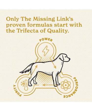 Missing Link Skin & Coat Probiotics Superfood for Dogs - 5lb Powder with Omegas 3 & 6, Fiber, Vitamin-E, Biotin - Promotes Healthy Skin, Glossy Coat, and Hair Growth - Buy Online on GoSupps.com