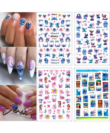 Cute Cartoon 3D Nail Art Stickers - Self-Adhesive Decals for DIY Nail Designs - Luxury Designer Nail Decorations for Girls and Women - Buy Online on GoSupps.com