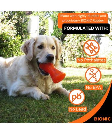 Shop Bionic Bone - Durable 15cm Dog Toy for Aggressive Chewers | International Shipping Available - Buy Online on GoSupps.com