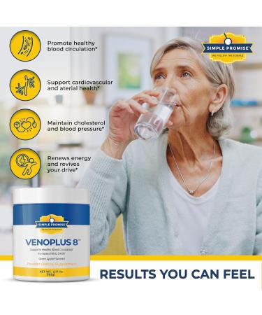 Shop Simple Promise VenoPlus 8 - Premium Nitric Oxide Supplements with Beet Root Powder for Enhanced Blood Circulation & Heart Health | International Shipping Available - Buy Online on GoSupps.com