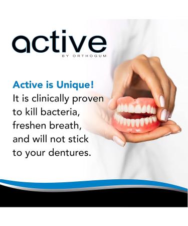 Buy Active Denture Chewing Gum - Fresh Breath & Comfort for Denture Wearers | International Shipping Available - Buy Online on GoSupps.com