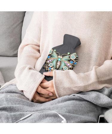 Butterfly Hot Water Bottle with Plush Cover | Hand Warmer for Adults & Children | 26.5x15.3cm - International Shipping Available - Buy Online on GoSupps.com