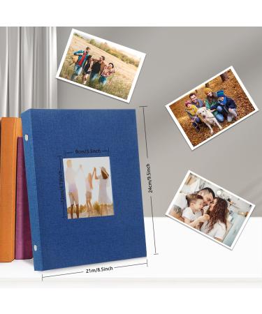 Miaikoe Photo Album 6x4 300 Pockets Slip in Large Capacity Album for Family Wedding Anniversary Linen Album Book Holds 300 Horizontal 10x15cm Photos(300 Pockets Blue) 300 Pockets Blue - Buy Online on GoSupps.com