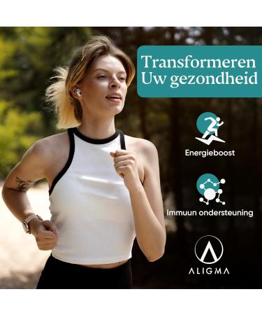 Aligma Organic Chlorella Tablets 500x500 mg for Immune System Booster Super Greens Tablets Natural Source of Vegan Protein Minerals & Vitamins Resealable Packaging - Buy Online on GoSupps.com