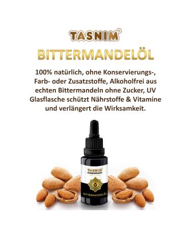 100% Pure Bitter Almond Oil - Skin & Hair Care | Prevent Hair Loss | Direct from Manufacturer Tasnim - Buy Online on GoSupps.com