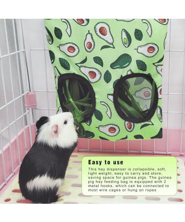 2 Pcs Rabbit Hay Feeder Hanging Hay Feeding Bag Hay Feeder Guinea Pig Storage Racks with 2 Holes Rabbit Hay Bags Pet Food Bags for Chinchilla Dutch Pig Mole (Small) - Buy Online on GoSupps.com