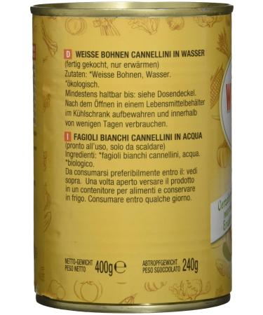 Biogust Organic White Beans - Pack of 12 (400g each) | International Shipping Available - Buy Online on GoSupps.com