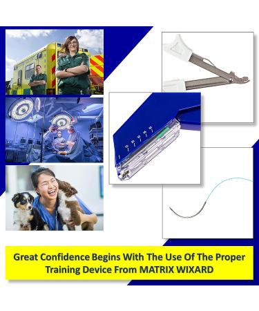 Disposable Skin Stapler with 55 Wires & Remover Tool - First Aid Emergency Trauma Practice Kit for Medical, Nursing, and Vet Students - Buy Online on GoSupps.com