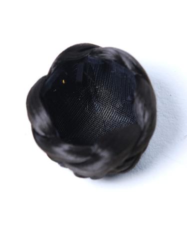 WIG ME UP TYD-0031-4 Dark Brown Braided Hairpiece Bun Chignon | International Shipping Available - Buy Online on GoSupps.com