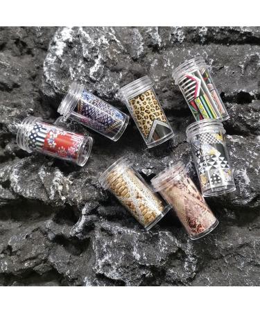 Manicure Slider Snake Print Starry Sky Nail Foil Wild Animal Skin Nail Sticker Flower(18) Style18 - Buy Online on GoSupps.com