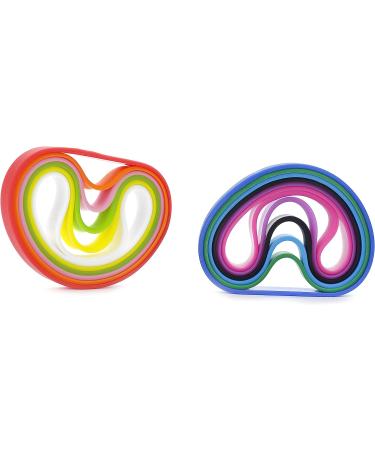 MoMolly Silicone Wristbands Rubber Bracelets - 12Pcs Mixed Colors Sports Bands for Women and Men - Customizable Charms - Assorted 12 Colors - Buy Online on GoSupps.com