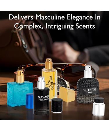 Signature Scent 4-Piece Mini Fragrance Set for Men Includes Savage/1 Billion/Verse/Valentine Collection of Woody Spicy Citrus & Aromatic Fragrance Non-Irritating Ingredient Each One in 30ml Bottle Spicy Aromatic - Citrus Oriental & Woody Notes 4 Fl Oz (Pa - Buy Online on GoSupps.com