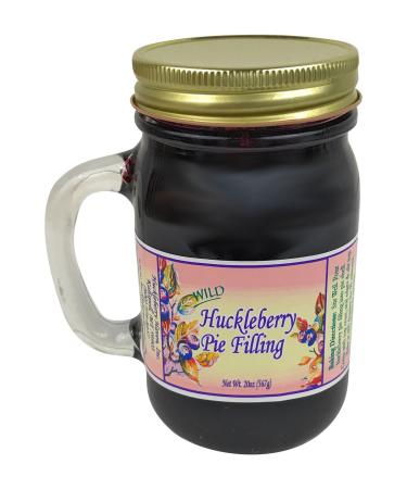 Wild Huckleberry Pie Filling from Huckleberry Haven Mountain cannery of Wild Berry Delicacies 20oz