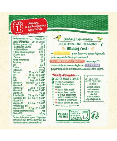 Bl dina Bl didej - C r ales b b Lact es D lice Chocolat - D s 12 Mois - 6 briques de 500mL D lice Chocolat 500 ml (Lot de 6) - Buy Online on GoSupps.com