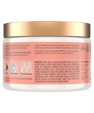 SheaMoisture Illuminating Body Butter - Coconut & Hibiscus Niacinamide & Pro-Ceramides for 48H Moisture | Renew Skin's Natural Glow - 11.5 oz - Buy Online on GoSupps.com