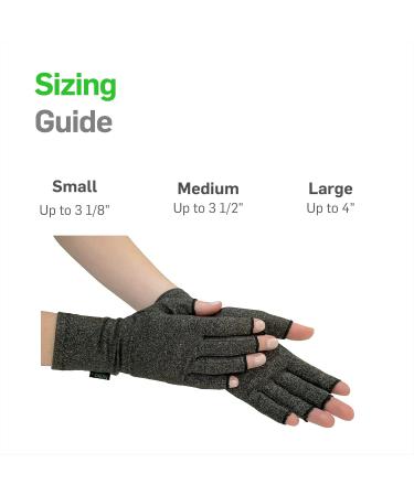 NatraCure Arthritis Compression Gloves - Medium Size for Joint Pain Relief Inflammation & Carpal Tunnel - S M L Available - Shop Now - Buy Online on GoSupps.com