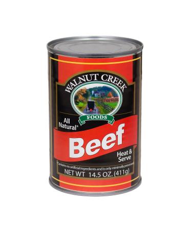 AmishTastes Walnut Creek Canned Beef Chunks, All Natural, Heat & Serve, 14.5 Oz. (Pack of 2) 14.5 Ounce (Pack of 2) - Buy Online on GoSupps.com