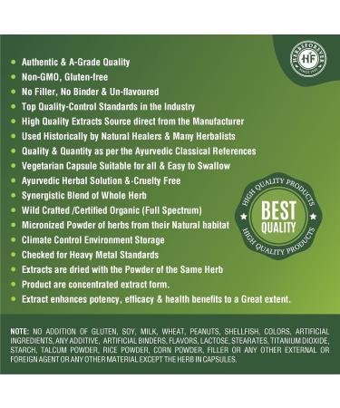 HerbsForever Neem(Azadirachta Indica)-Extra Strength(10:1)Extract Equiv.to 2450mg Leaves Powder Per Serving-Supports Immunity Clear Skin Face Complextion & Blood purify|5%Bitters|60Veg Capsule|750mg - Buy Online on GoSupps.com