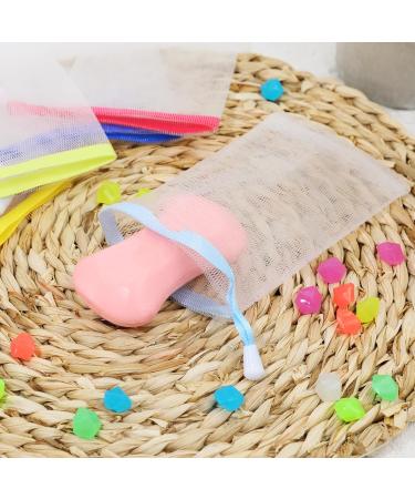 10 Pack Nylon Soap Bags - Facial Cleaning Nets & Soap Mesh Bags for Bathing & Exfoliating - Buy Online on GoSupps.com