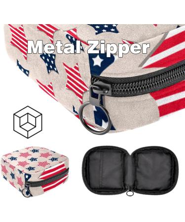 Buy Large Star Pattern Storage Bags for Women - Multi-Colored Zipper Pouches for Panty Liners & Tampons - Buy Online on GoSupps.com