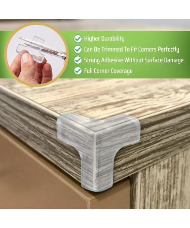 BINGBONG Small Desk Corner Protectors - 8 Pack | Baby Proofing Corner Guards for Safety - Buy Online on GoSupps.com