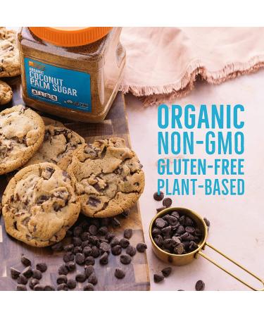 BetterBody Foods Organic Coconut Palm Sugar - Gluten-Free, Non-GMO, Low Glycemic Sugar Substitute - 1.5 lbs (24 Ounce) - Buy Online on GoSupps.com