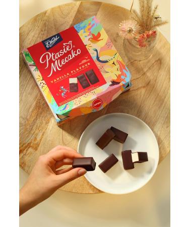 E.Wedel Ptasie Mleczko Vanilla Flavour Marshmallow in Dark Chocolate 340g x Pack of 2 Made in Poland - Buy Online on GoSupps.com