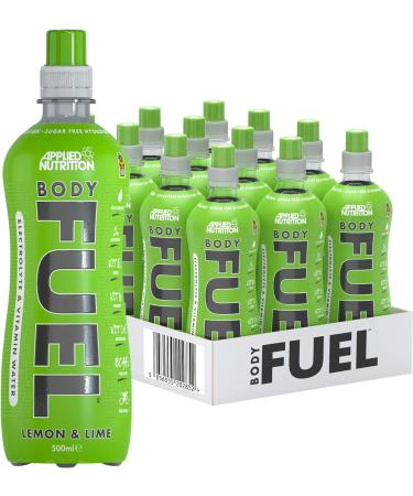 Applied Nutrition BodyFuel Electrolyte Water with BCAAs and Vitamins - Lemon & Lime Flavor (12 x 500ml) - Buy Online on GoSupps.com
