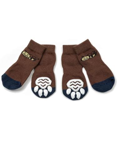 Buy PET Heroic Indoor Anti-Slip Socks for Dogs & Cats - 6 Sizes S to 3XL - Silicone Gel Paw Protection & Traction - Buy Online on GoSupps.com