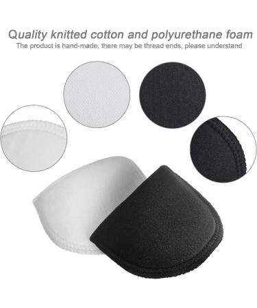 Sponge Shoulder Pad Set for Jacket, Blazer, T-Shirt - 8 Pairs Foam Shoulder Pads in White and Black - Sewing Accessories for Men and Women - Buy Online on GoSupps.com