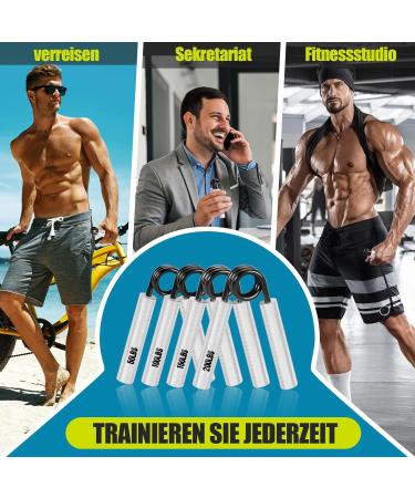4-Pack Hand Trainer Set | Aluminum Forearm Grip Strength Trainer for Muscle Building & Rehabilitation (50/100LBS Options) - Buy Online on GoSupps.com