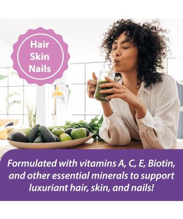 Reload! for Women All Natural Multivitamin Multimineral and Antioxidant with 24 Fruits and Vegetables as Well as Biotin for Hair Skin and Nails. 1 Month Supply. - Buy Online on GoSupps.com