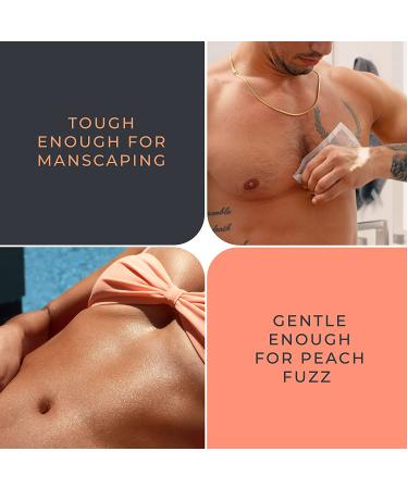 Body Wax Strips for Hair Removal - 40 Strips for Men and Women - Arms, Legs, Chest, Bikini, Face, Lips, Eyebrows - Brazilian Waxing Kit with 6 Wipes - Sensitive Skin - Vegan and Cruelty Free - Buy Online on GoSupps.com