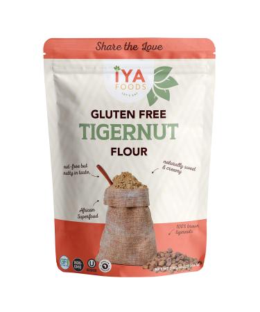 Iya Foods Tigernut Flour 3 lbs. bag | Plant-Based, Grain-Free, Gluten-Free, Nut-Free, Dairy-Free, Non-GMO, Paleo Flour | Made From 100 % Brown Tigernuts | Packaging May Vary 3 Pound (Pack of 1)