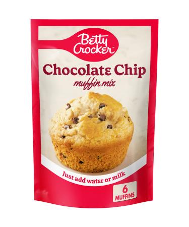Betty Crocker Chocolate Chip Muffin Mix, 6.5 oz (Pack of 9)