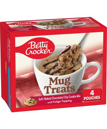 Betty Crocker Mug Treats, Chocolate Chip Cookie, 13.9 oz, 4 ct (Pack of 6) - Buy Online on GoSupps.com