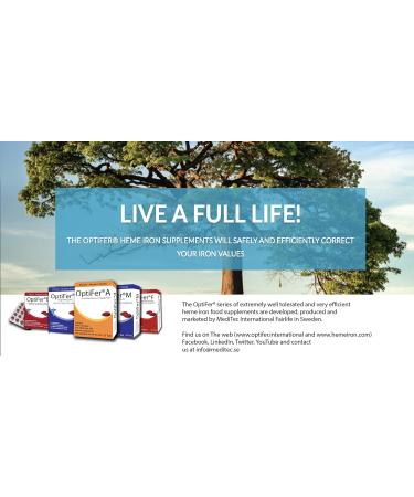 OptiFer F 60 Tablets: Natural Heme Iron & Folic Acid Supplement - Buy Online on GoSupps.com