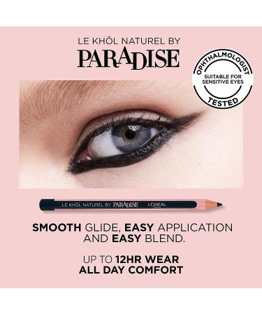 L'Oreal Paris Superliner Le Khol Eyeliner 101 Midnight Black - Intense Black Eyeliner for Bold Eyes - Buy Online on GoSupps.com