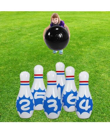 SUNSHINEMALL Giant Inflatable Bowling Game Set for Kids and Adults Together Party,Indoor and Outdoor Party, Birthday Parties, Fun for Kids of All Ages, A Great Party Game for Kids and Family