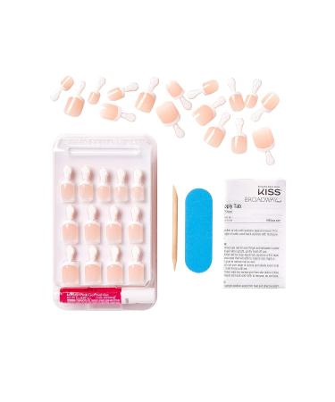 KISS Everlasting French Nails Kit Petite Length 28 Nails EFP01 - 6 Pack (168 Nails Total) - Buy Online on GoSupps.com