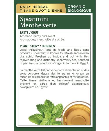 Traditional Medicinals Organic Spearmint Herbal Tea 16 Bags (Pack of 1) & Organic Belly Comfort Peppermint Herbal Tea (Pack of 1) - Contains Ginger Fennel and Lemon Balm - 16 Tea Bags Total Tea + Belly Comfort Herbal Tea Spearmint 16 Count (Pack of 1) - Buy Online on GoSupps.com