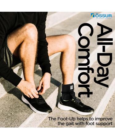 Ossur Ankle Brace & AFO Foot Drop Support | Lightweight Adjustable & Breathable Black Medium Brace for All-Day Comfort - Buy Online on GoSupps.com