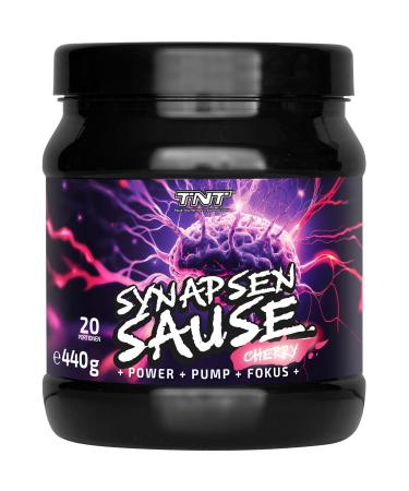 TNT SYNAPSENSAUS "Cherry" (440g) Pre-Workout Booster Fitness & Bodybuilding Booster Training booster with L-Citrulline Kaffein & Guarana High quality laboratory made in Germany Kirsche 20 Portations (1 Pack)