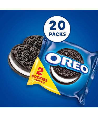 OREO Chocolate Sandwich Cookies - 20 Snack Packs (40 Cookies Total) - Buy Online on GoSupps.com