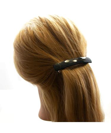 Buy 1pc Patent Clasp Faceted 8.4x1.4 cm in Havana - Made in Germany | WeLoveBeads - International Shipping Available - Buy Online on GoSupps.com