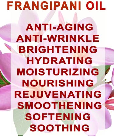 Botanical Beauty Frangipani Oil 100% Natural 2 Fl. oz - 60 ml Frangipani Essential Oil for FACE Skin Body Hair Nails Beauty Oil Skin Moisturizer Oil Nourishing Oil Perfume Soap Making - Buy Online on GoSupps.com
