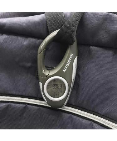 FOOTIC Electronic Altimeter Carabiner with Handheld Thermometer for Fishing - Weather Forecast Meter Gadget - Buy Online on GoSupps.com